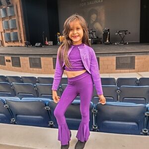 Selena costume kids inspired purple